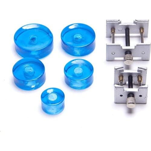 1set Watch Movement Clamp Multi Watch Maintenance Disassembly Pad Metal Movement Holder Fixed Base Watch Repair Tool Parts