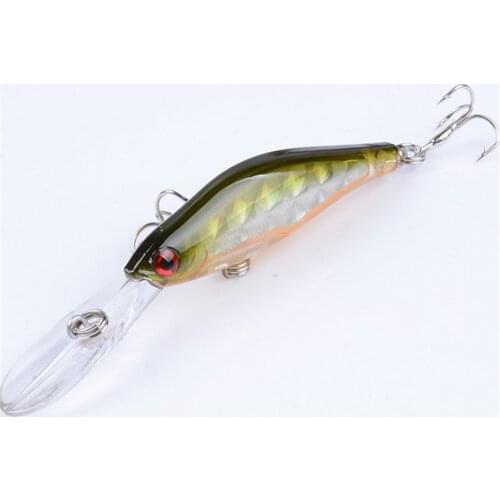 1pcs 9.5cm 7g Laser Fishing Lures Professional Quality Minnow Wobblers Crankbait Artificial Make Plastic Fish Peche Swimbait