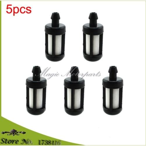 5pcs Fuel Filter For Stihl 0000-350-3500 1120-350-3500 Stihl 017 018 020 020T 021 023 025 029 026 034 036 038 070 MS170 MS180