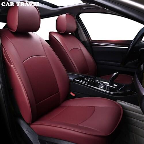 CAR TRAVEL Custom real leather car seat cover For renault Latitude Fluence Scenic CAPTUR Talisman car seat protector car-styling
