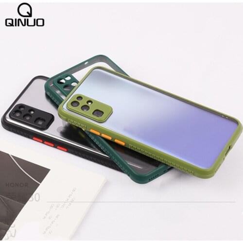 Hybrid Shockproof Clear Armor Phone Case For Samsung Galaxy S21 S20 Ultra S10 Plus Note 10 20 Pro A42 A71 A70 M51 Bumper Cover