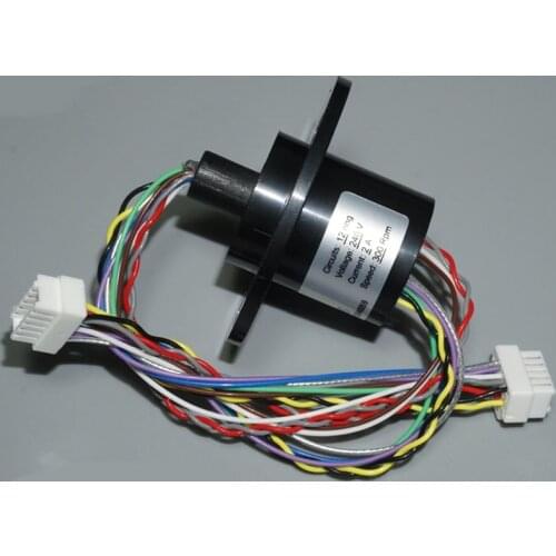 Cap-shaped slip ring conductive ring Small rotating conductive slip ring 2A10 way conductive slip ring signal collector ring