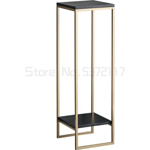 Nordic flower rack iron art metal light luxury simple modern living room flower pot rack storage flower rack