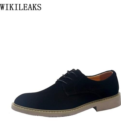 Office 2021 Oxford Suede Shoes for Men Formal Business Shoes Men Wedding Dress Suit Shoes for Men Casual Business Zapatos Hombre