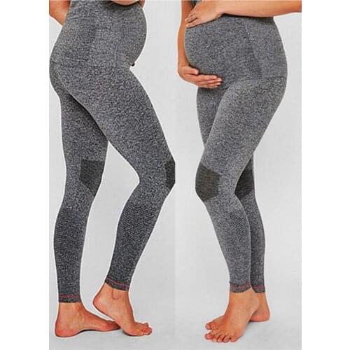 New Season maternity leggings High waist maternity belly support Sports women pregnancy tight pants pregnancy body shaping panties