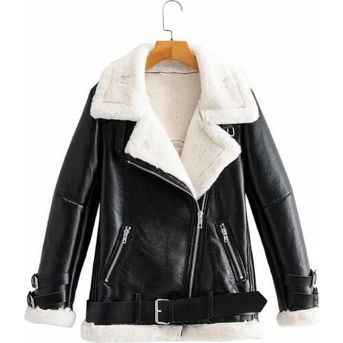 Best Sale 2021 New High Quality Pu Leather Coat Winter Jackets Women Fashionable Coat Loose Comfortable and Warm Women Coats