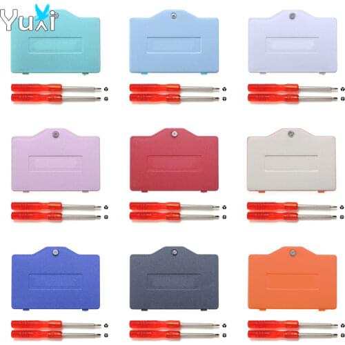 YuXi Plastic Battery Cover Lid Door Replacement For Gameboy Advance GBA SP Game Console Back Door With Tools