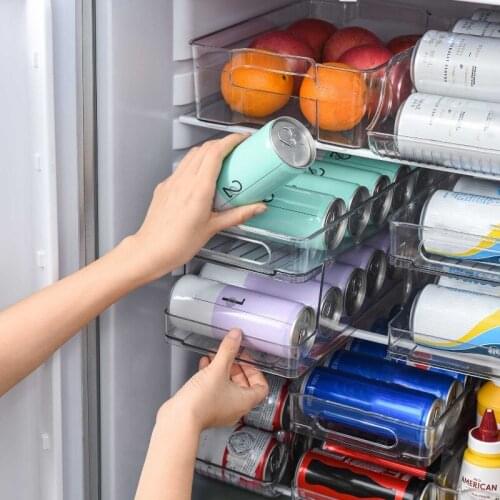 Refrigerator Pantry Organizer Clear Plastic Foods Storage Bin for Pantry Cabinet Kitchen Organization & Storage BPA-Free