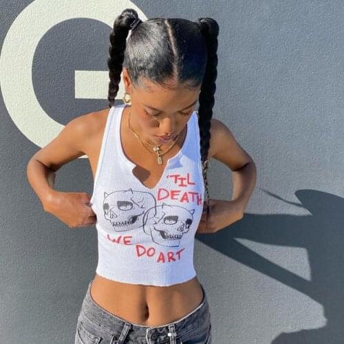 Pzhk Women's Cropped Tank Tops