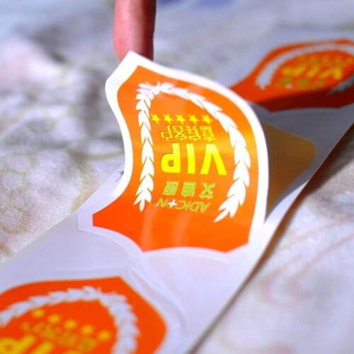 Customized latest 100% direct manufacture customized eco-friendly warning label sticker