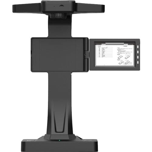 Smart book scanner portable document scanner Eloam BS2000P with 18 MP Camera,OCR. Auto Curve Flattening and fingerprint removal