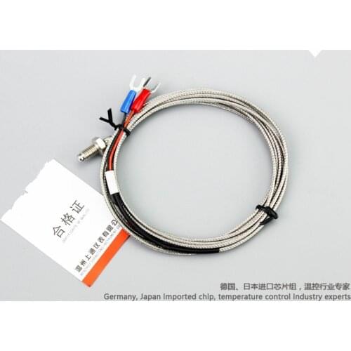Free Ship 5pcs/lot M6 Screw-type thermocouple 4M Length K E WRNT-01/02 RTD Temperature sensor temperature probe
