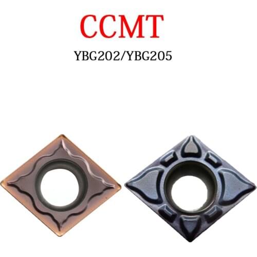 CCMT CCMT060204-HM YBC151 YBC152 YBC251 YBC252 YBD102 YBD151 YBD152 YBG202 YBM151 Carbide Turning Inserts 10PCS High Quality