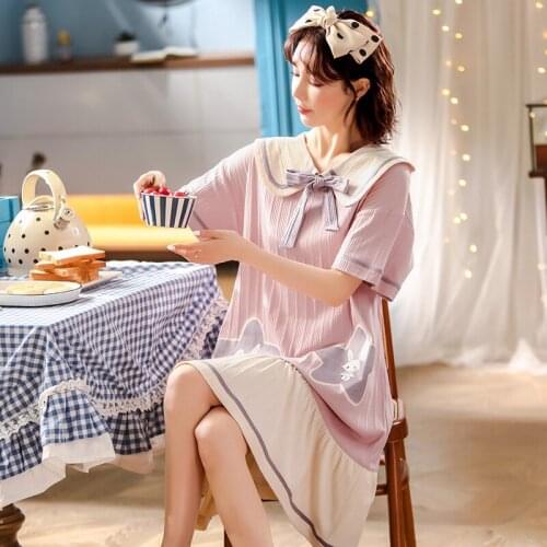 Whymy Women's Nightgowns With Sleeves