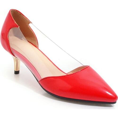 In the spring of 2019 new fashion pointed with low with fine size 43 yards 32 - shallow mouth joker single woman shoes