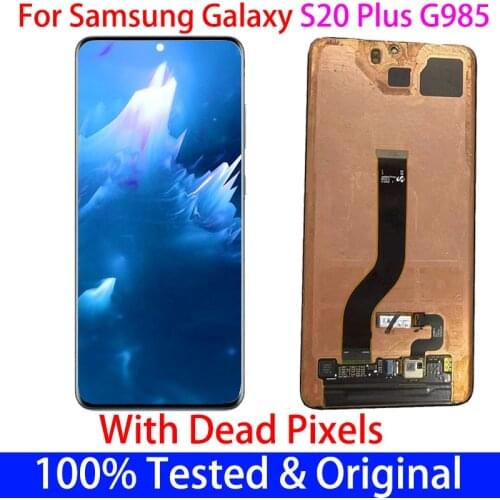 Original Super Amoled LCD For SAMSUNG Galaxy S8 G950 G950F Display+Touch Screen Digitizer Assembly with dead point replacement