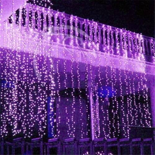 10M x 3M LED Twinkle Lighting 1000LED Christmas String Fairy Wedding Curtain background Outdoor Party Christmas Lights 110V 220V