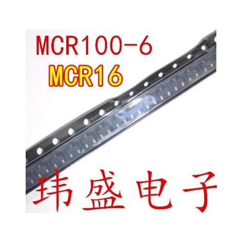 10pcs MCR100-6 SOT-23 MCR16 100-6 1A/400