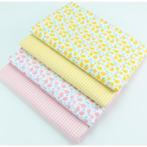 160cm*50cm Pastoral fruit fabric girls dress twill fabric childrens gown baby blanket sleeping bag cotton fabric
