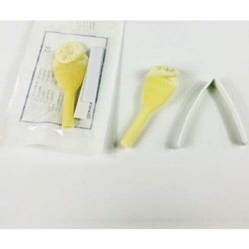 20 pcs 25mm/30mm disposable male latex urinary sleeves incontinence urinary tract paste urine Condom Drainage