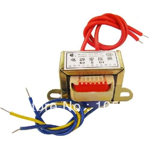 5W EI Ferrite Core Input 220V 50Hz Vertical Mount Electric Power Transformer Output Voltage