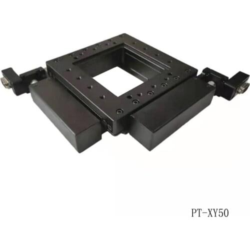 50mm Travel PT-XY50 XY Without Motor Motorized Lineat Stage Microscope Stage Electric XY Integral Combinating Platform