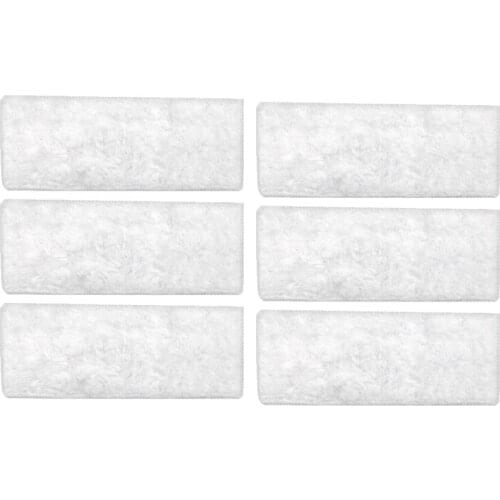 SANQ 6 Pcs Washable Mopping Pads Dry Sweeping Pads Replacement Suitable for IRobot Braava Jet 240/241 Cleaner Spare Parts