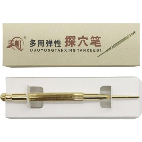 Authentic elastic ear acupuncture probe copper Auricular probe pen Auricular reflex zone