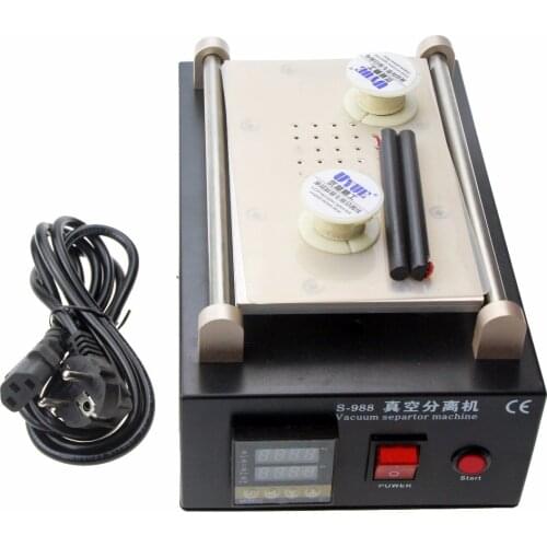 Free Shipping UYUE Screen Repair Machine Kit For IPhone For Samsung Latest 7 inch Build-in Pump Vacuum LCD Separator Machine 988