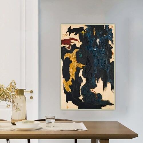 Clyfford Still《PH-399》Abstract Canvas Art Oil Painting Artwork Poster Picture Wall Hanging Decor Home Living Room Decoration