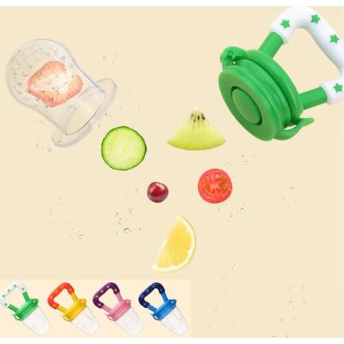 30pcs Baby Pacifier Food Feeder Silicone Fresh Fruit Vegetables Meat Feeding BPA Free Baby Supplies Nipple Teat Pacifier Bottle