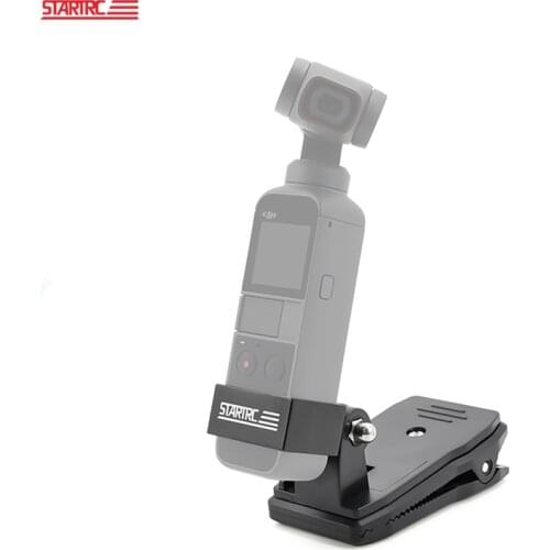 DJI Osmo Pocket 2 Stabilizer Gimbal Extension Sports Camera Backpack Clip 360 Degree Rotating Bracket for DJI Pocket Accessories