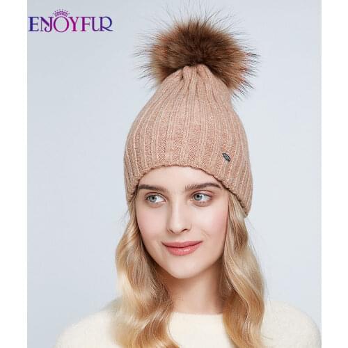 ENJOYFUR Women's Puffy Jackets