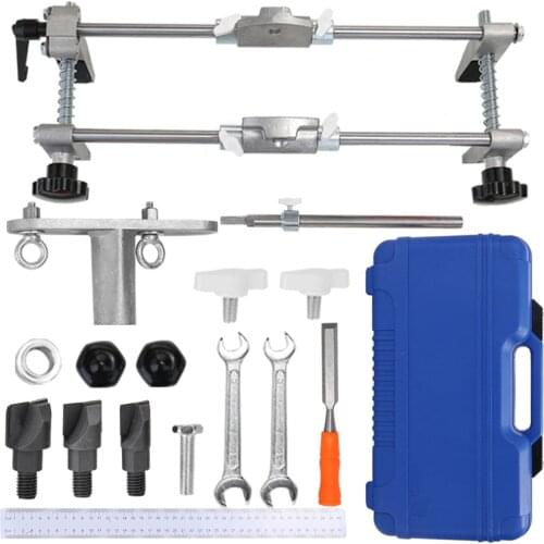 For Door Tool Multifunctional Professional Locksmith Woodworking Door Lock Mortiser Kit Hole Saw Opener Jig Tool Maintenance Set