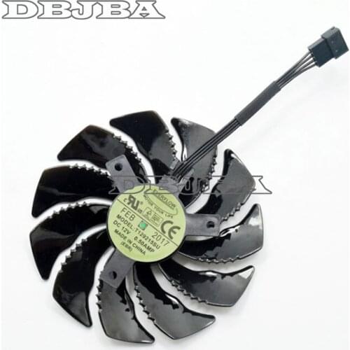 88mm T129215SU Graphics Card Cooling Fan For Gigabyte GeForce GTX 1050 Ti RX 480 470 570 580 GTX 1060 G1 Gaming Cooler (Fan-B)