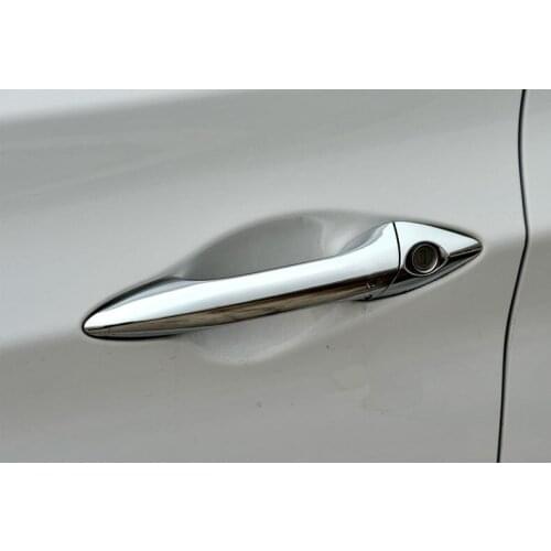 New Chrome Car Side Door Handle Cover Trim For Hyundai i30 2012 2013 2014 Free Drop Shipping 2014
