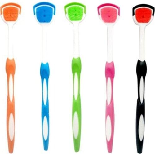 New Tongue Brush Tongue Cleaner Scraper Cleaning Tongue Scraper For Oral Hygiene Keep Fresh Breath