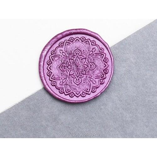 Datura flower Wax Seal Stamp, wedding stamp , party wax seal stamp, flower invitation seals,wedding invit