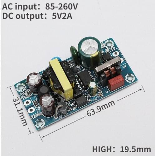 AC 5V DC 2A power supply module board AC DC switching power supply board