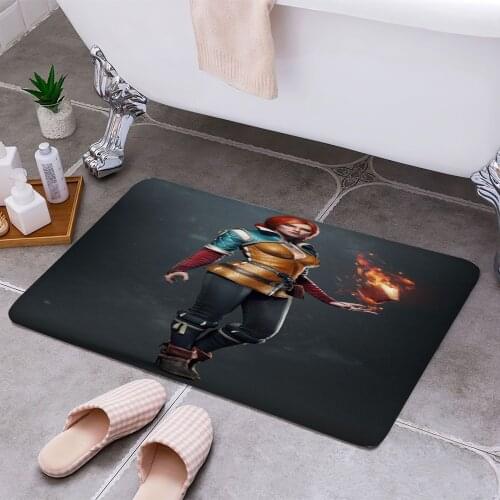 Triss 3D Print Doormats Rectangle Non-Slip DoorMat Bedroom Kitchen Entrance Print Door rugs Dropshipping
