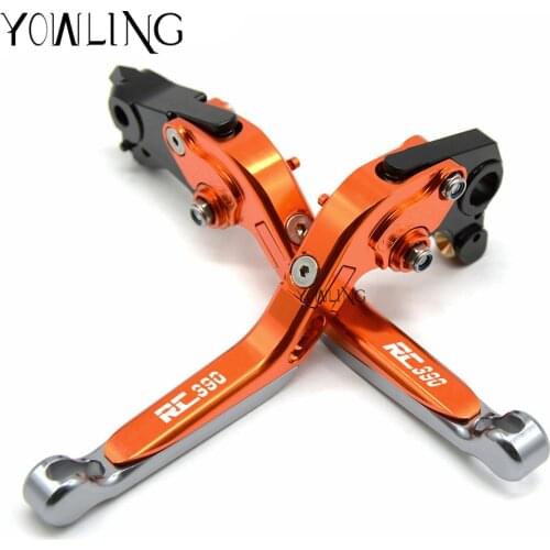 Motorcycle Folding Extendable Brake Clutch Levers For RC390 RC 390 2014 2015 2016 2017 2018 2019 brakes and clutch lever