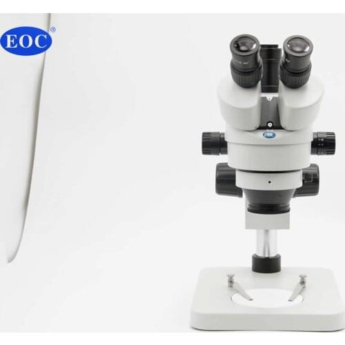 EOC double Arm Universal Pole boom stand trinocular binocular camera zoom stereo microscope