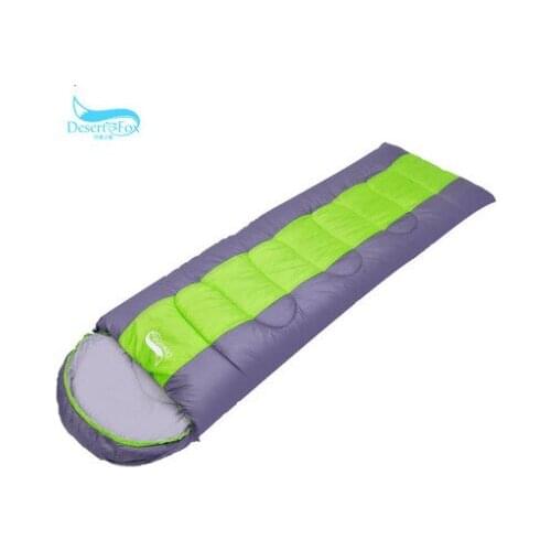 1.8kg Desert Fox outdoor sleeping bag envelope adult spring and winter sleeping bag Can be spliced Temperature scale -9~0~5C
