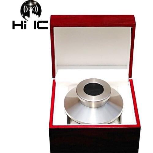High-End POM LP Vinyl Turntables Disc Stabilizer Record Weight/Clamp Turntable Vibration Balanced With Wooden Package Box