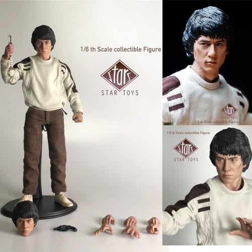 1/6 Jackie Chan Police Force Figure STT-001 Police Story Set Model For Fans In Stock