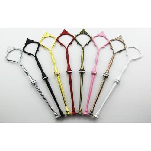 1 pcs 2 tier fondant cake decorating tools stand centre handle mixed many color home decor kitchen accessories