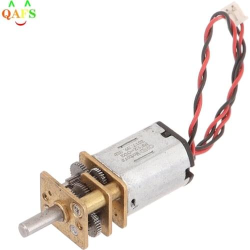 1Pcs Dc 3V-12V 60Rpm Slow Speed Micro Mini N20 Volledig Metalen Versnellingsbak Gear Reducer motor