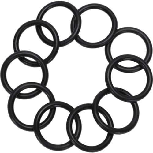 10 Pieces 32mm OD 25mm Inner od. Black Nitrile Rubber O Ring Oil Seal Ring