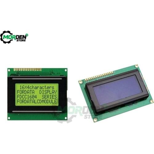 1604 LCD 1604LCD 5V LCD 16x4 1604 Character LCD Display Module LCM Yellow Blacklight 5V Screen Display Module Board