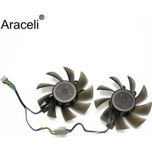 2PCS/Set GA82S2H GeForce GTX 1060 Chasing version GPU Cooler Fan For Gainward GeForce GTX1060 Graphics Cards as replacement